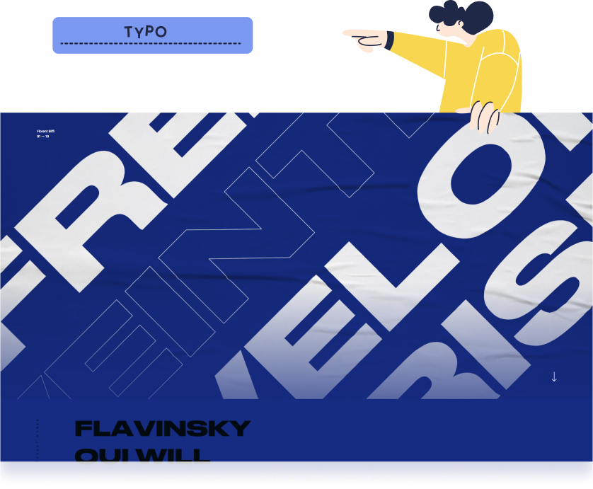 Typography is a strong web design trend for quite some time now. Florent Biffi website is a perfect example of this notion.